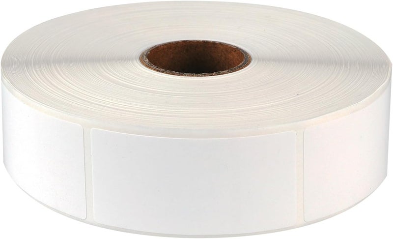 Lrogoe 1000 Pcs Blank Removable Freezer Labels Water Oil Resistant for Food Containers Jars Pantry Organization (Each Measures 1” x 2”) - Image 1
